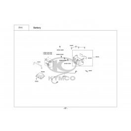 XCITING 400i ABS-ΜΠΑΤΑΡΙΑ