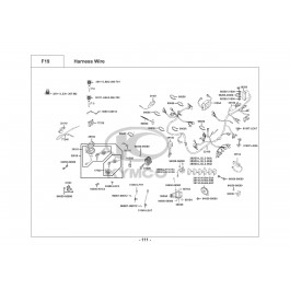 XCITING 400i ABS-ΚΑΛΩΔΙΩΣΗ-ΗΛΕΚΤΡΙΚΑ ΜΕΡΗ