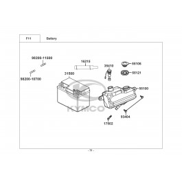 AGILITY 50 16+ 2T(2014)-ΜΠΑΤΑΡΙΑ