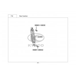 AGILITY 50 16+ 2T(2014)-ΑΜΟΡΤΙΣΕΡ ΟΠΙΣΘΙΑ