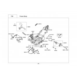 AGILITY 50 16+ 2T(2014)-ΣΚΕΛΕΤΟΣ-ΒΑΣΗ ΚΙΝΗΤΗΡΑ