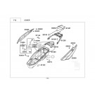 X-TOWN 125i CBS E4-ΠΛΑΣΤΙΚΑ ΠΙΣΩ-ΝΤΟΥΛΑΠΙ ΣΕΛΛΑΣ